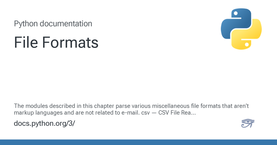 File Formats — Python 3.14.6 documentation